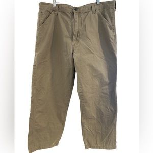 Wrangler‎ Men’s Lightweight Work Pants. Khaki 40x30 Excellent Condition